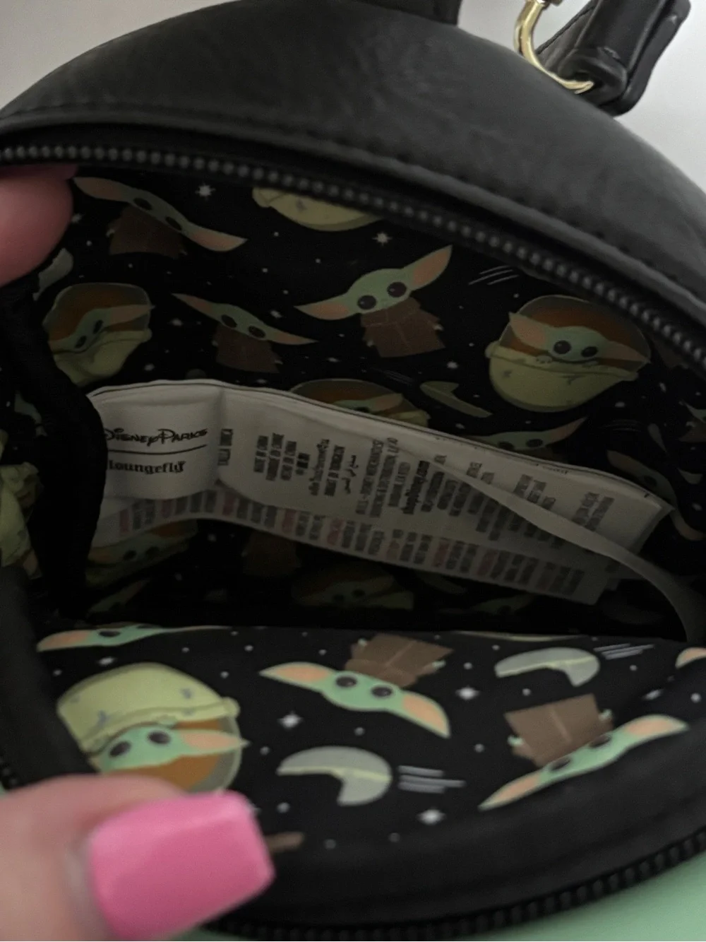 Loungefly Disney Parks Star Wars Grogu Wristlet Belt Bag